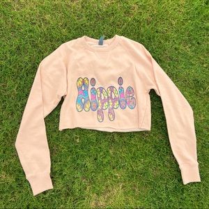 Hippie Cropped Saeatshirt
